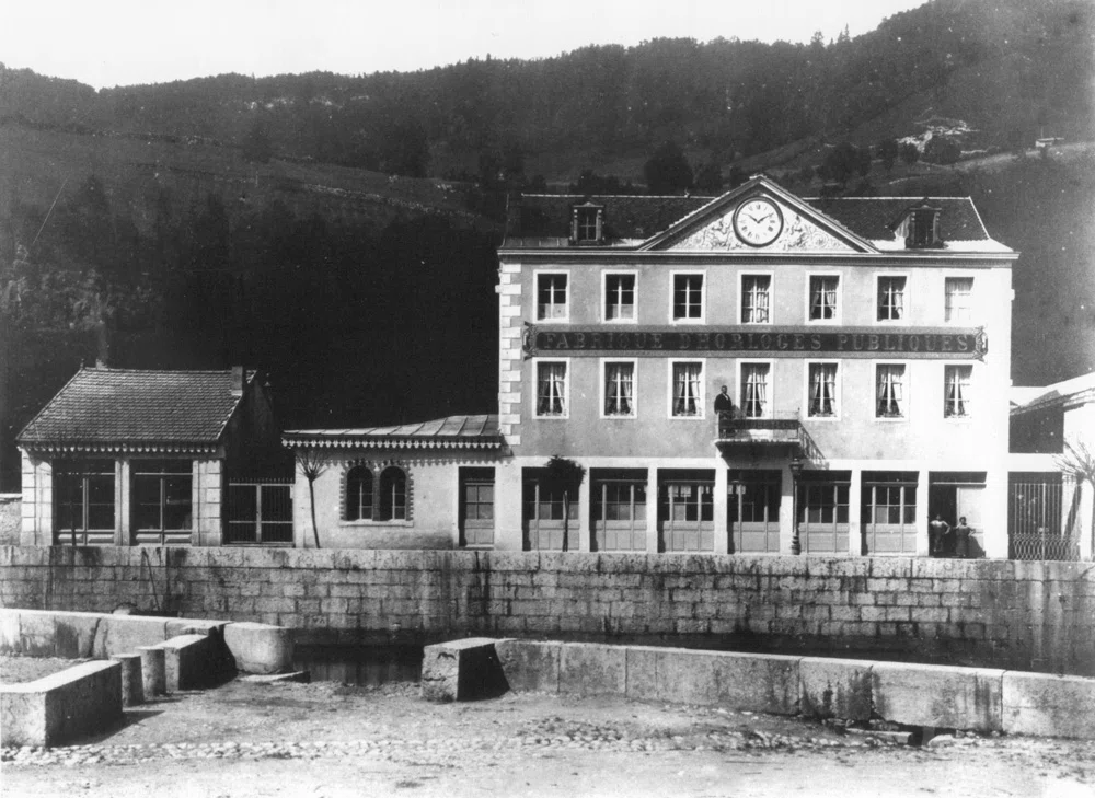 L.-D. Odobey Cadet Establishment. Shortly after 1858. Louis-Delphin is on the Balcony
