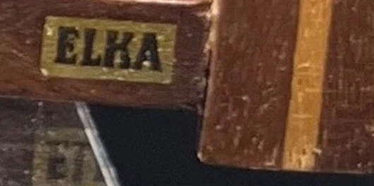 Dealer Labels on Standard Clocks: ELKA and Garde